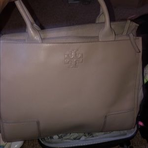Leather tote